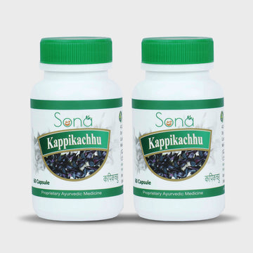 Sona Kappikachhu (Kauncha) Capsules - 60 Capsules (Pack of 2)